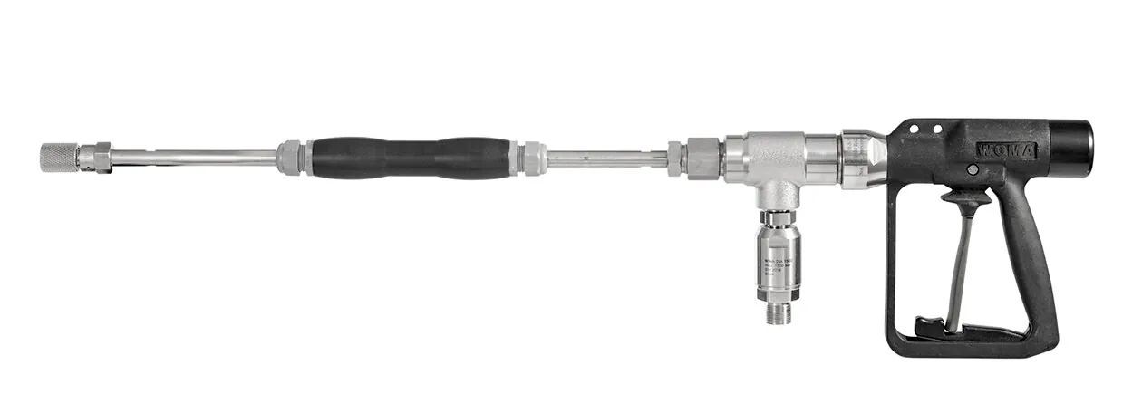 High-pressure guns up to 1,500 bar
